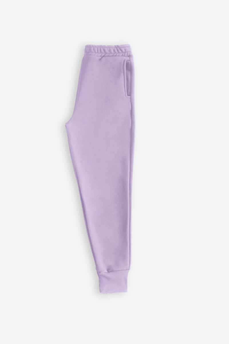 Heavy Ribbed Sweatpants - Lavender