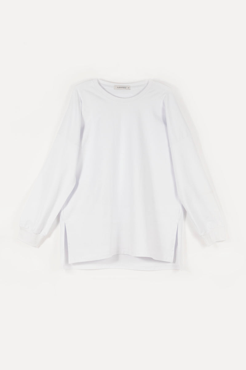 Beta Basic Longsleeve Tshirt - White