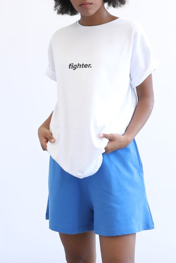 Fighter Tshirt - White