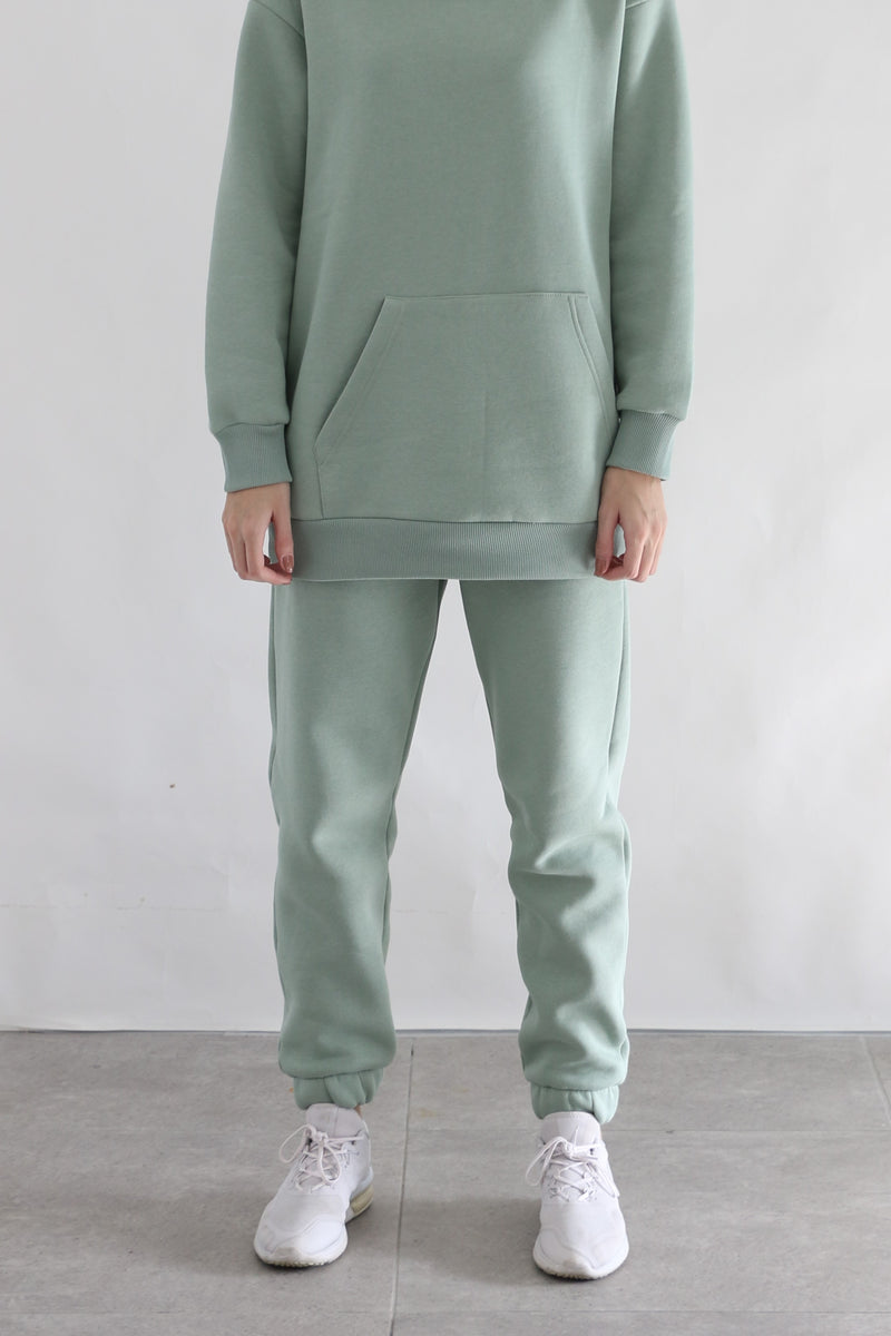 Heavy Basic Sweatpants - Sage