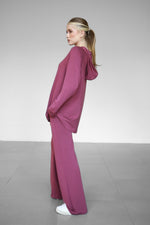 Modalite Zip-up Hoodie - Plum