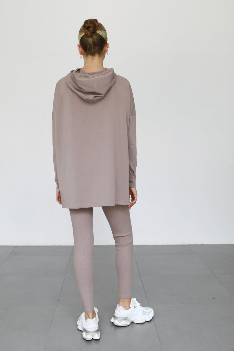 Actee Longsleeve T-shirt - Taupe
