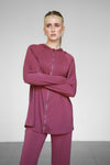 Modalite Zip-up Hoodie - Plum