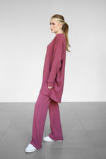 Modalite Long Phantom Sweatshirt - Plum