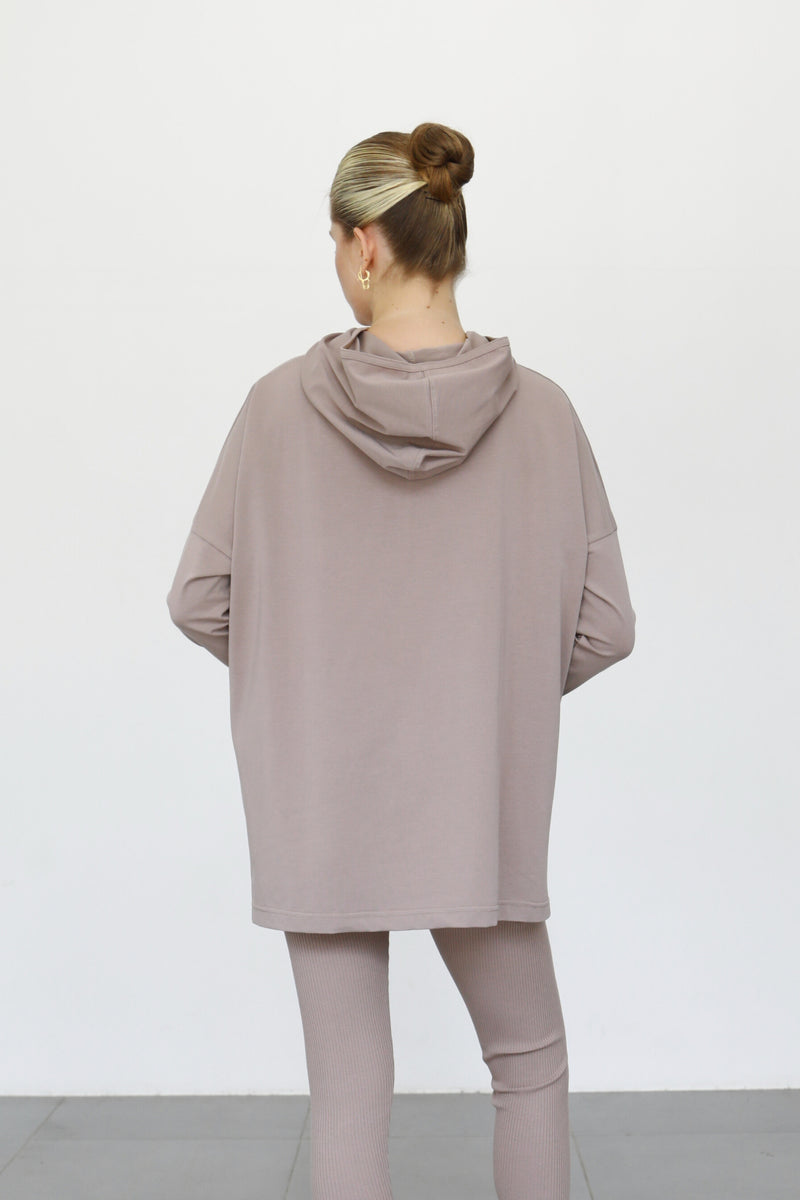 Actee Longsleeve T-shirt - Taupe