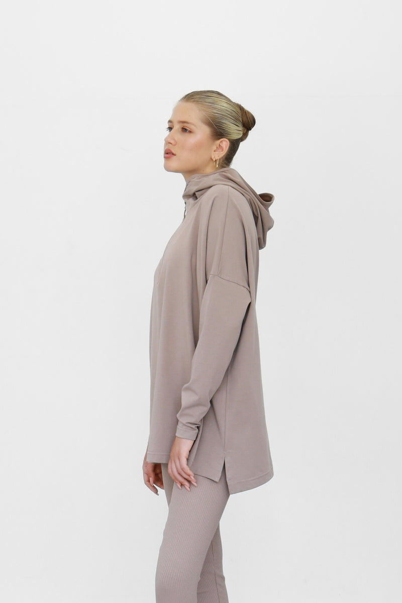 Actee Longsleeve T-shirt - Taupe
