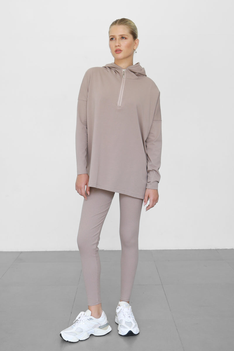 Actee Longsleeve T-shirt - Taupe