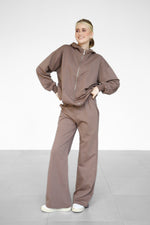 Light Zip-Up hoodie - Mocha