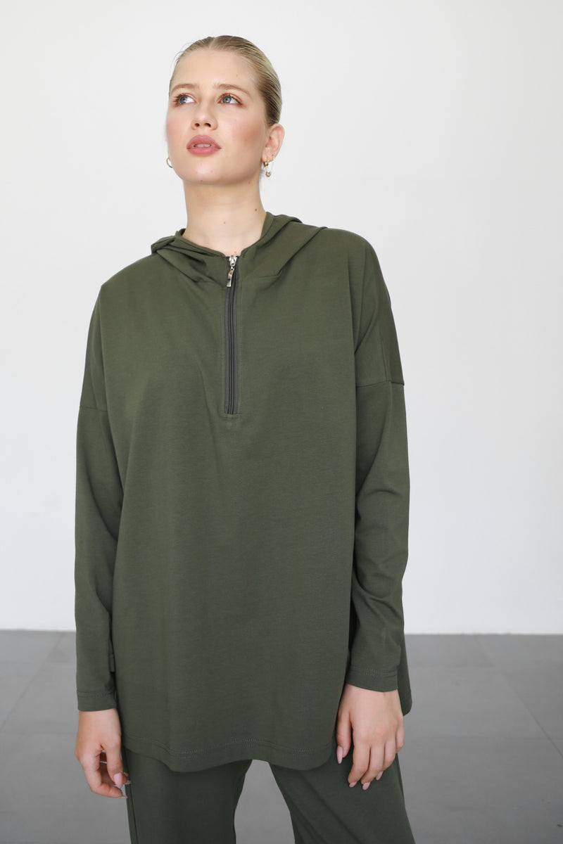 Actee Longsleeve T-shirt - Military