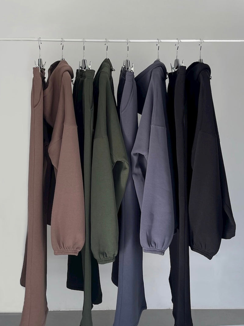 Heavy Adjustable Hoodie - Mocha