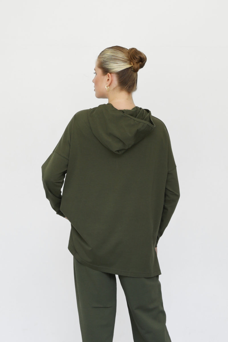 Actee Longsleeve T-shirt - Military