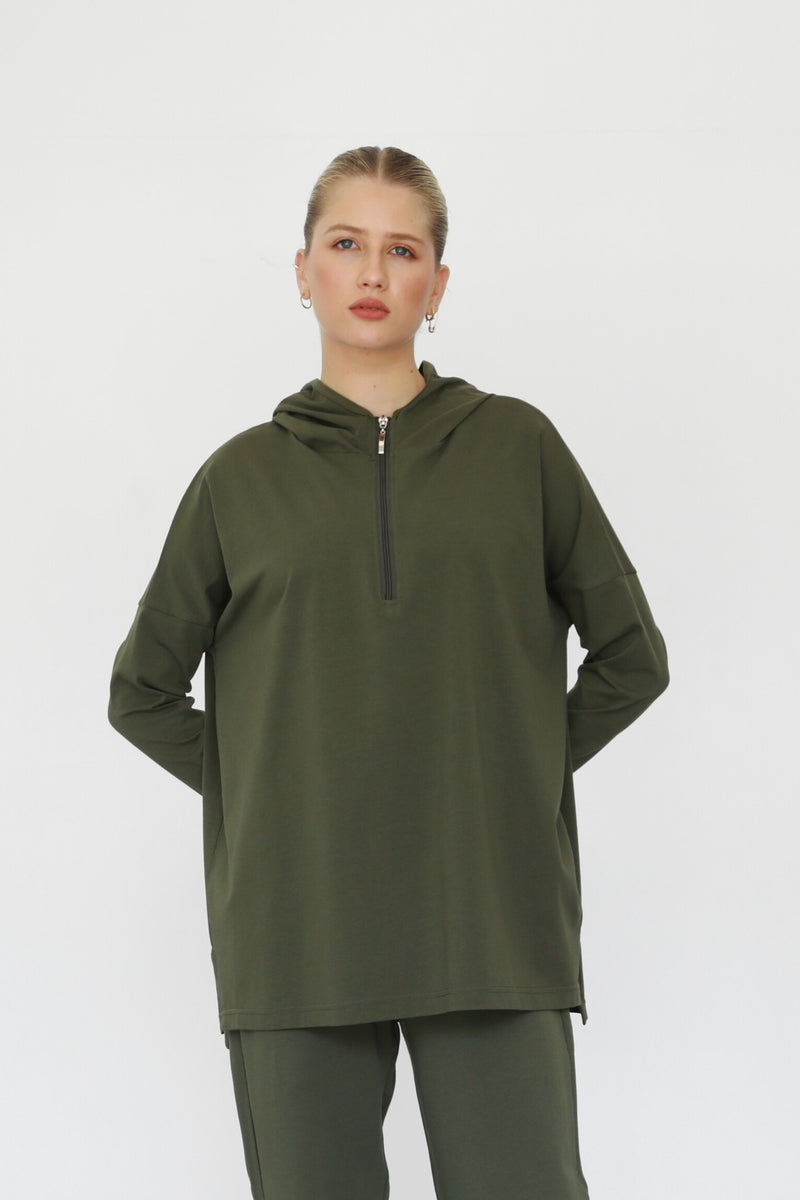 Actee Longsleeve T-shirt - Military
