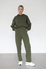 Light Straight Sweatpants - Military