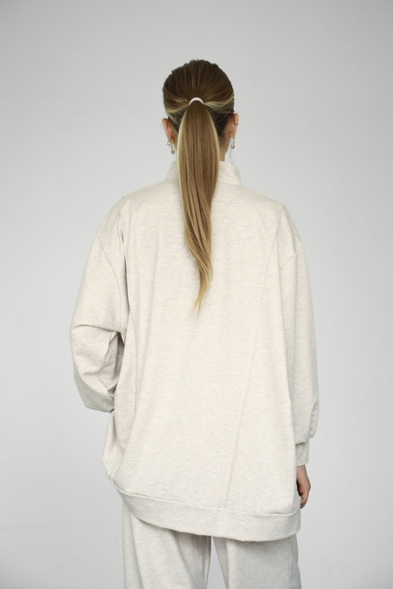 Anya Co-ord Set - Beige Melange