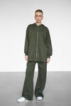 Light Zip-Up hoodie - Military