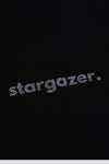 Stargazer Longsleeve T-shirt - Black & Silver Glitter