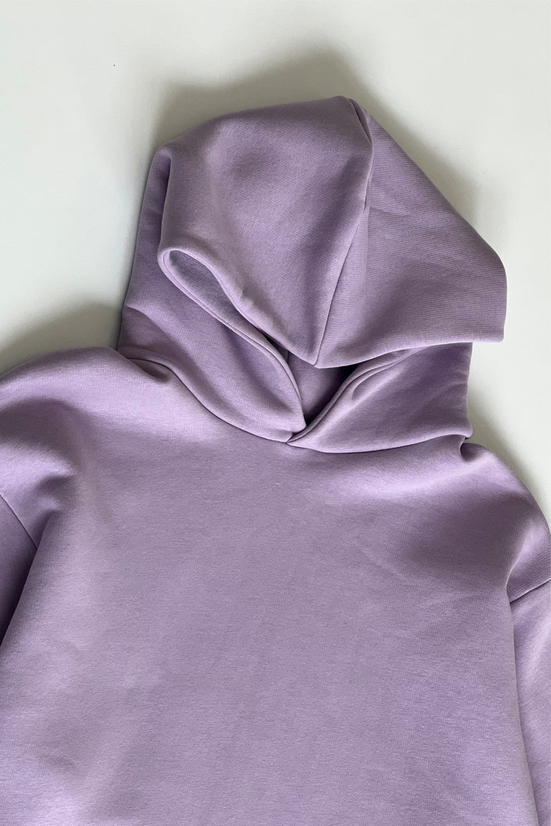 Super Oversized Heavy Hoodie - Lavender