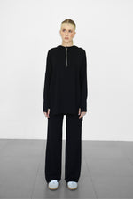 Modalite Flare Sweatpants - Black