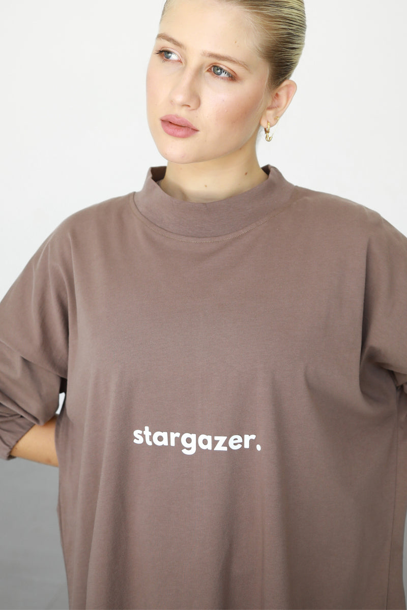 Stargazer Longsleeve T-shirt - Mocha