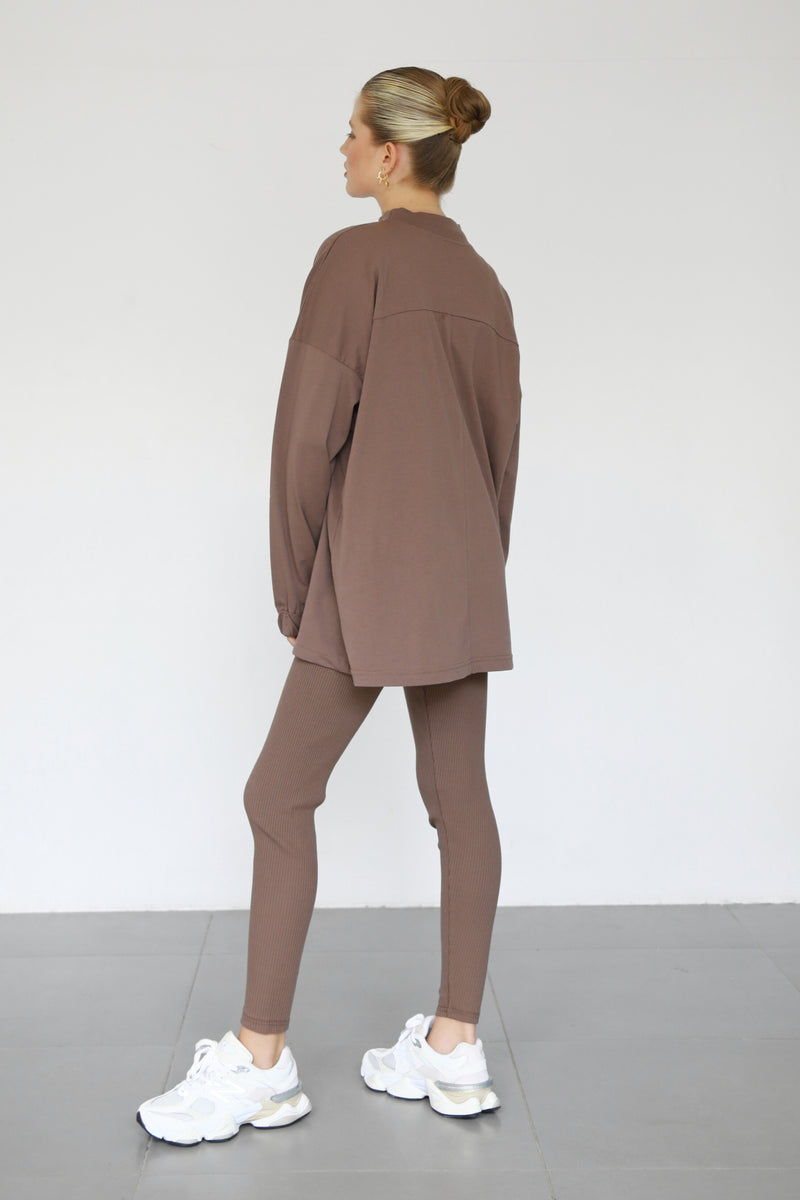 Stargazer Longsleeve T-shirt - Mocha