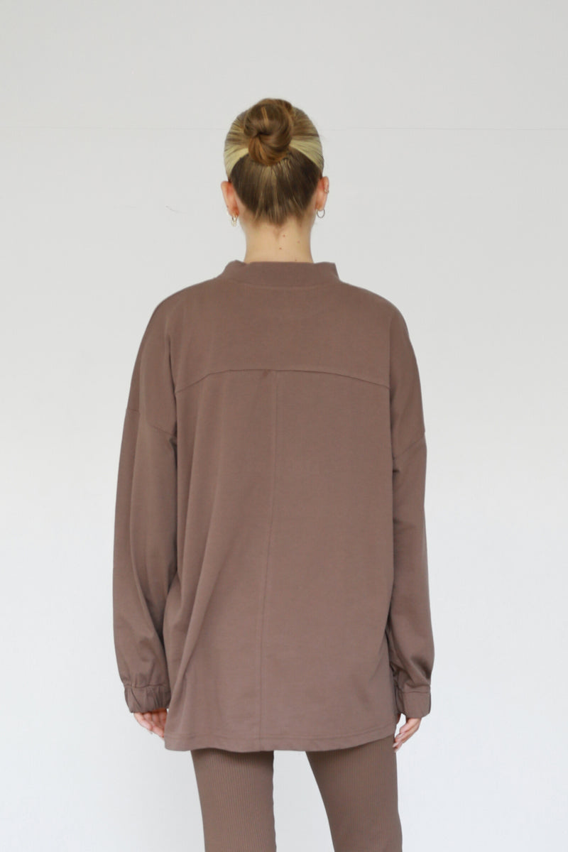 Dreamer Longsleeve T-shirt - Mocha