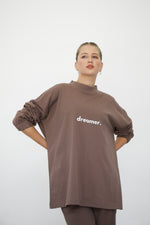 Dreamer Longsleeve T-shirt - Mocha