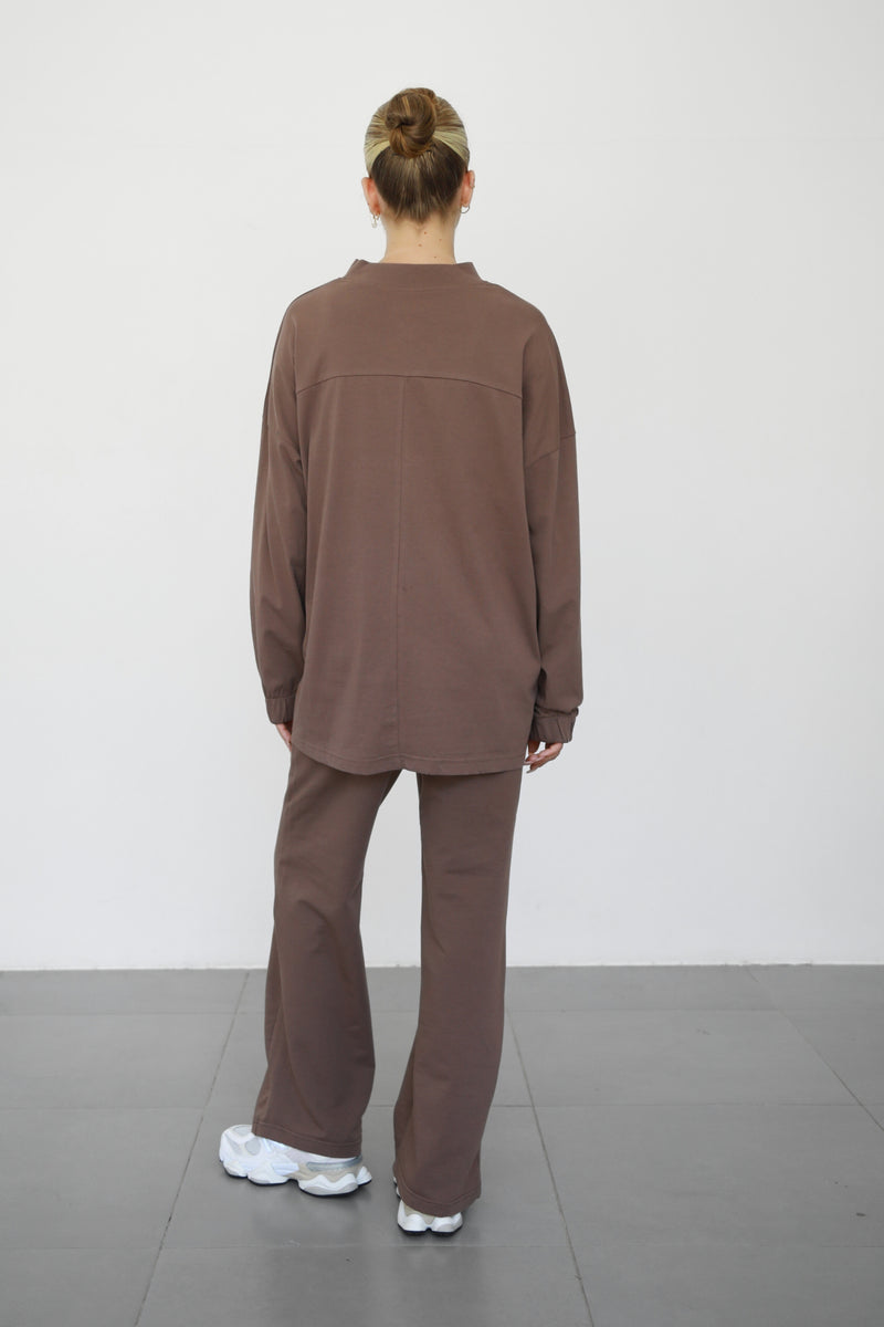 Dreamer Longsleeve T-shirt - Mocha