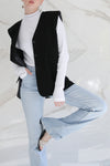 Ribbed Cotton Bodysuit - White