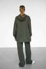 Light Zip-Up hoodie - Military