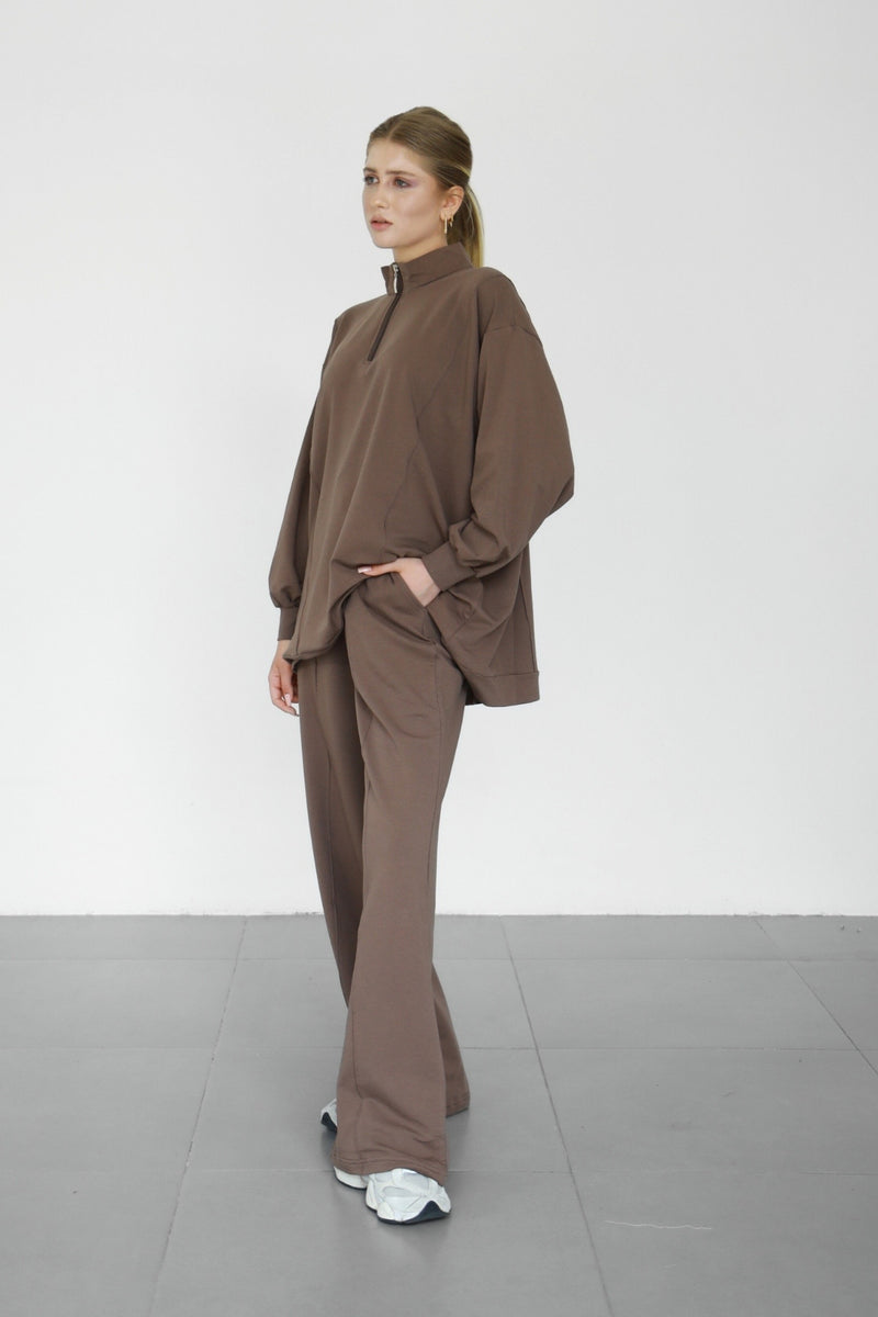 Anya Co-ord Set - Mocha