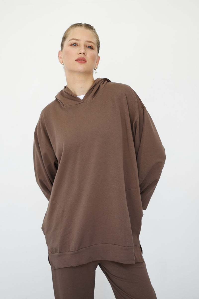 Light Hoodie - Mocha