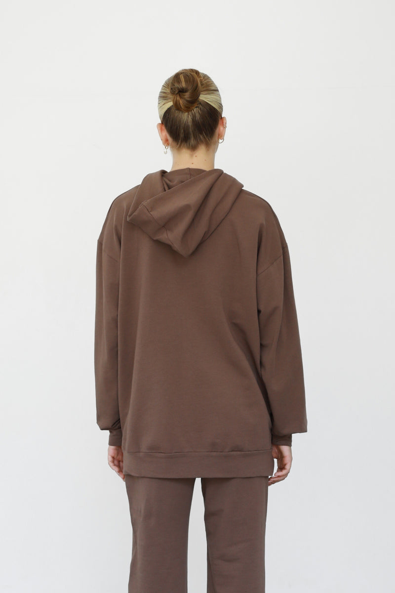 Light Hoodie - Mocha