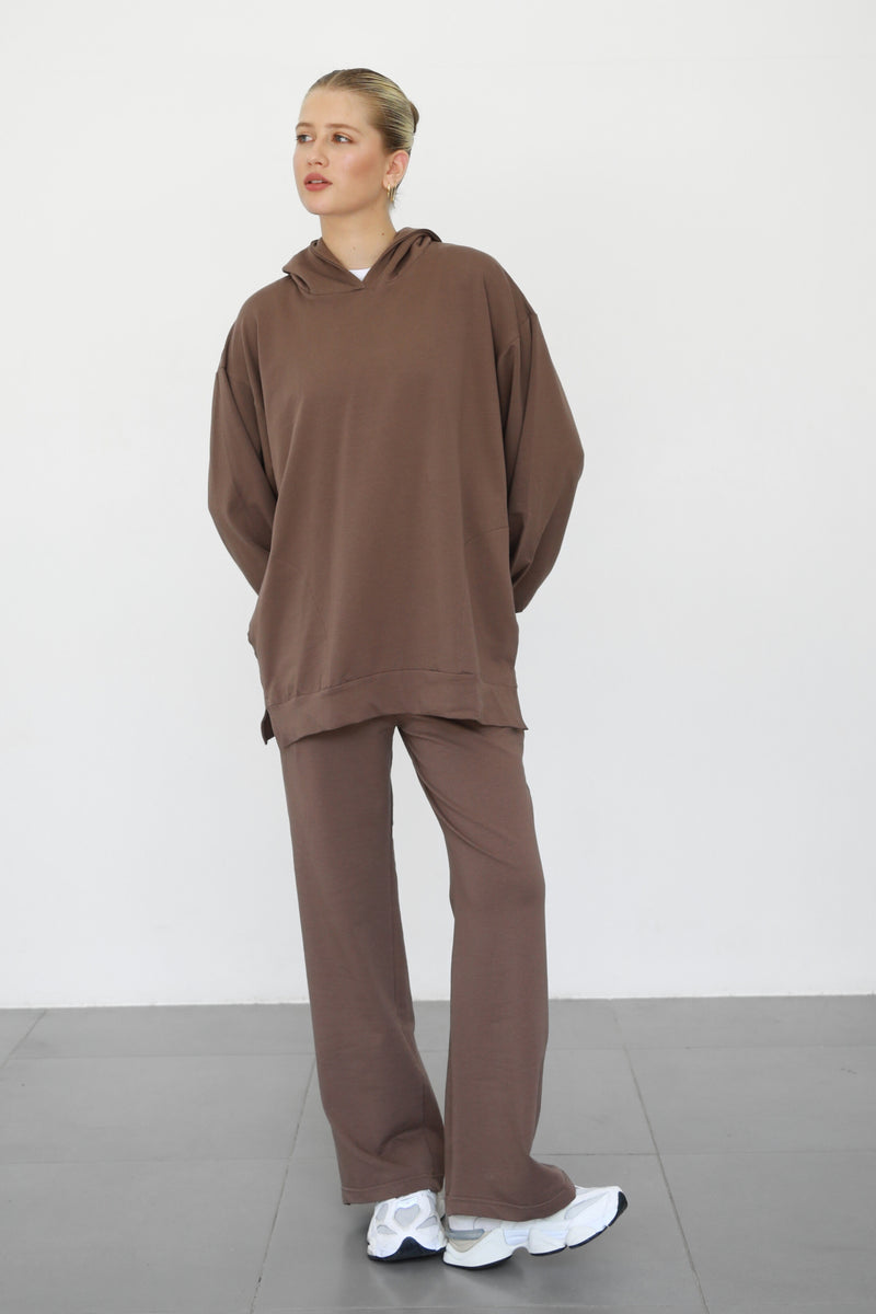 Light Flare Sweatpants - Mocha
