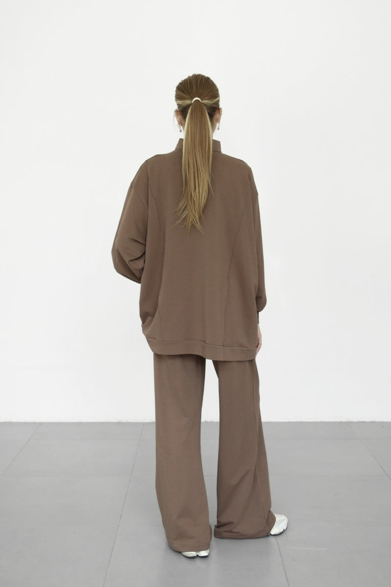 Anya Co-ord Set - Mocha