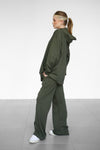 Light Zip-Up hoodie - Military