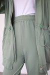 Light Flare Sweatpants - Sage