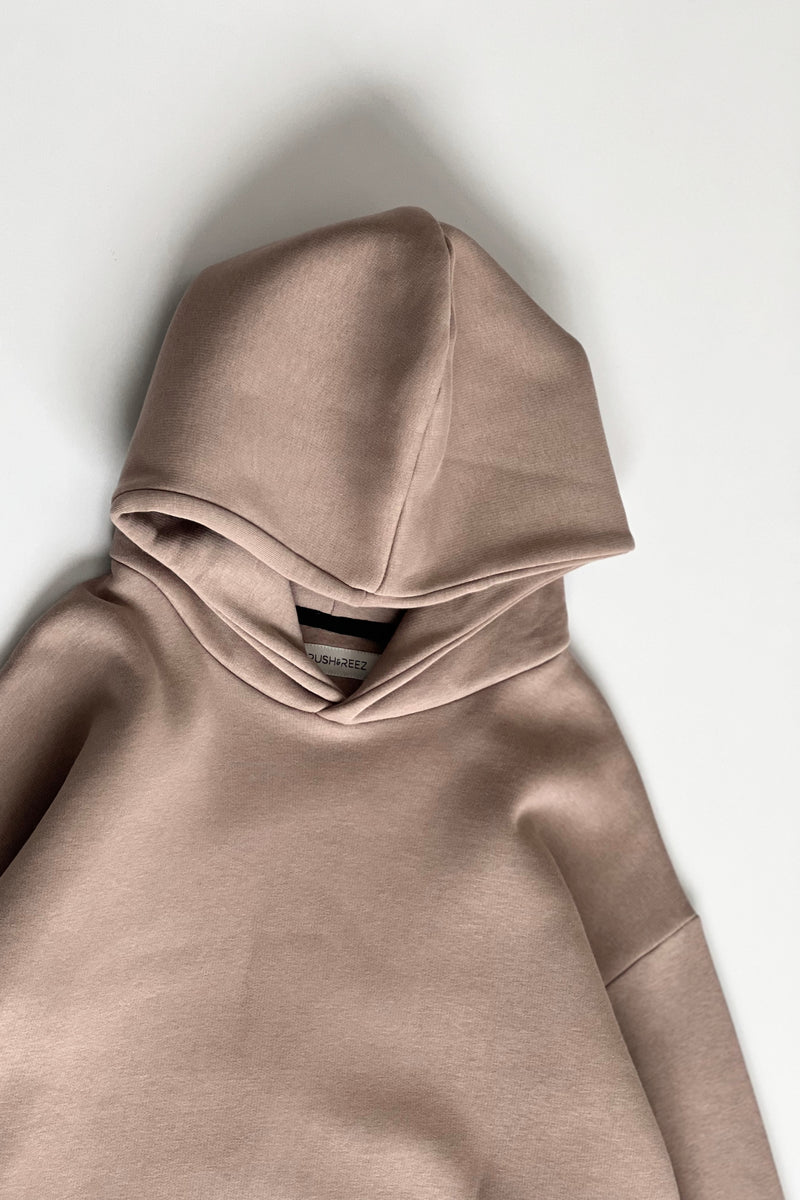 Super Oversized Heavy Hoodie - Taupe