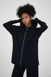 Modalite Zip-up Hoodie - Black