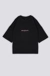 Stargazer Oversized T-shirt - Black & Rose Gold