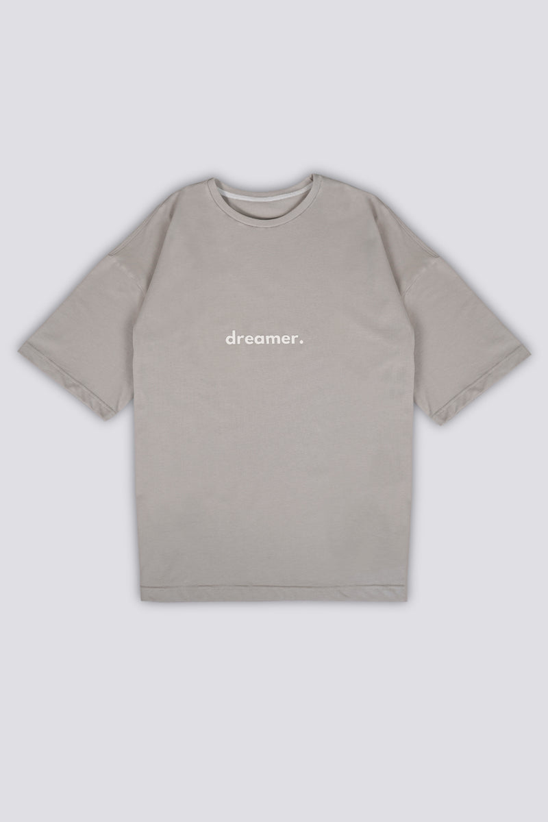 Dreamer Oversized T-shirt - Greige