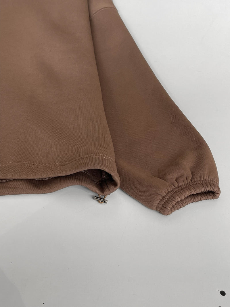 Heavy Adjustable Hoodie - Mocha