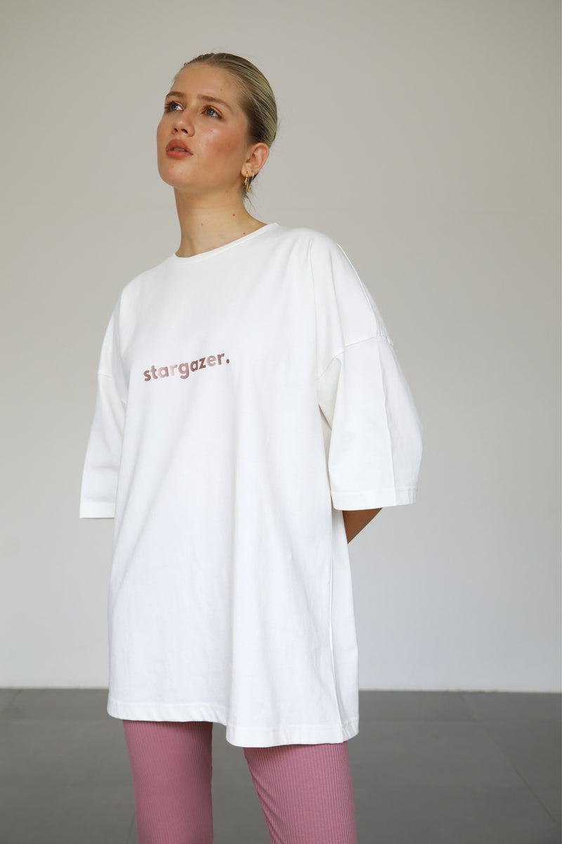 Stargazer Oversized T-shirt - Cream