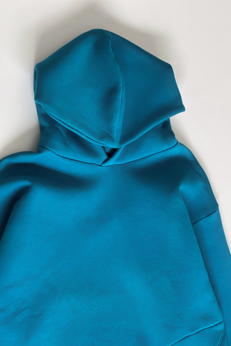 Super Oversized Heavy Hoodie - Teal