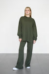 Hoodie Lounge Set - Military