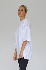 Oversized T-shirt with Pockets - White