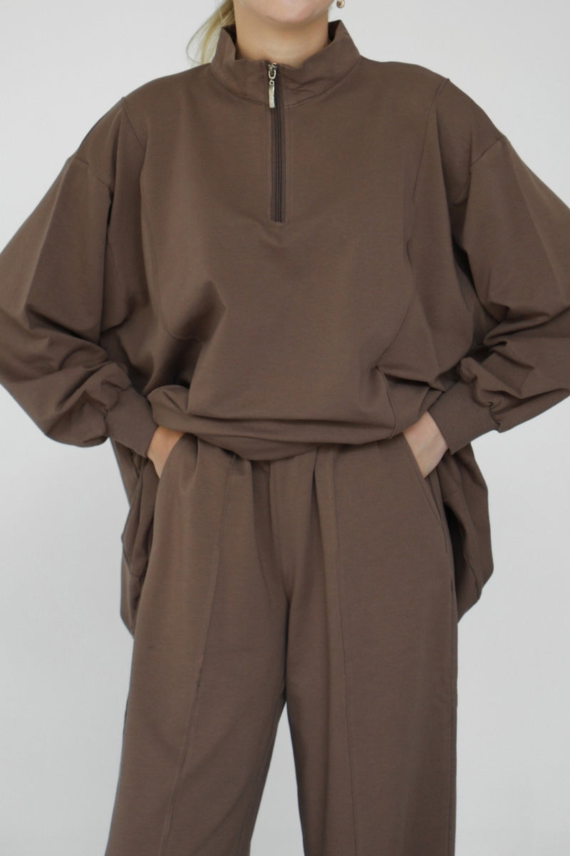 Anya Co-ord Set - Mocha