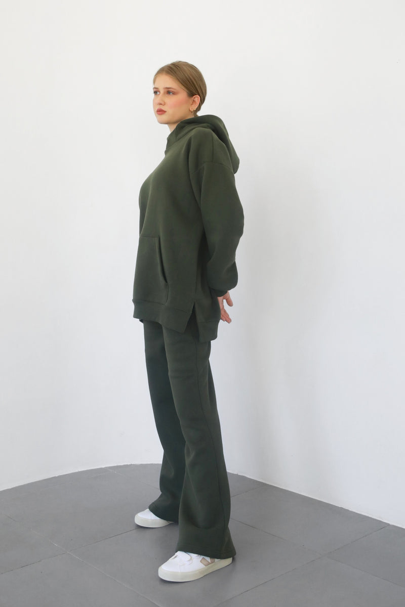 Heavy Sweat Co-ord - Olive