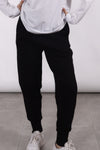 Heavy Ribbed Sweatpants - Black