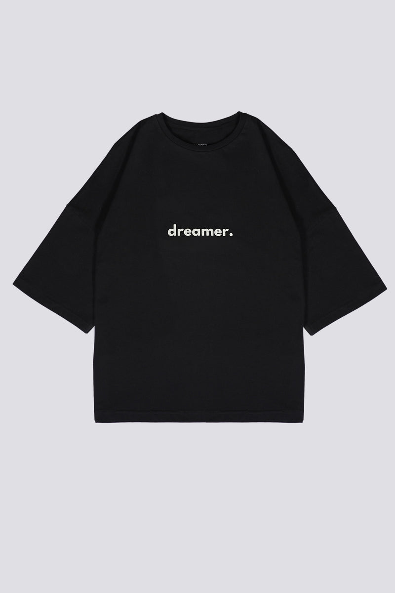 Dreamer Oversized T-shirt - Black