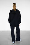 Light Zip-Up hoodie - Black